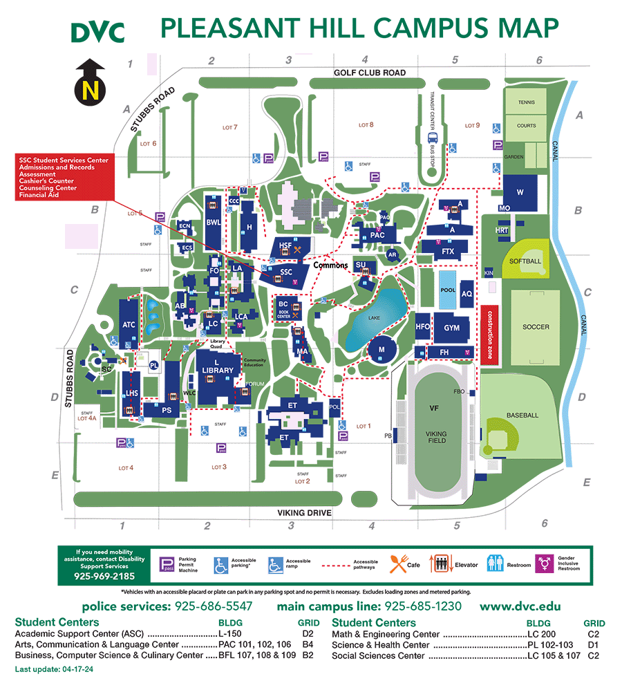 DVC Campus Map