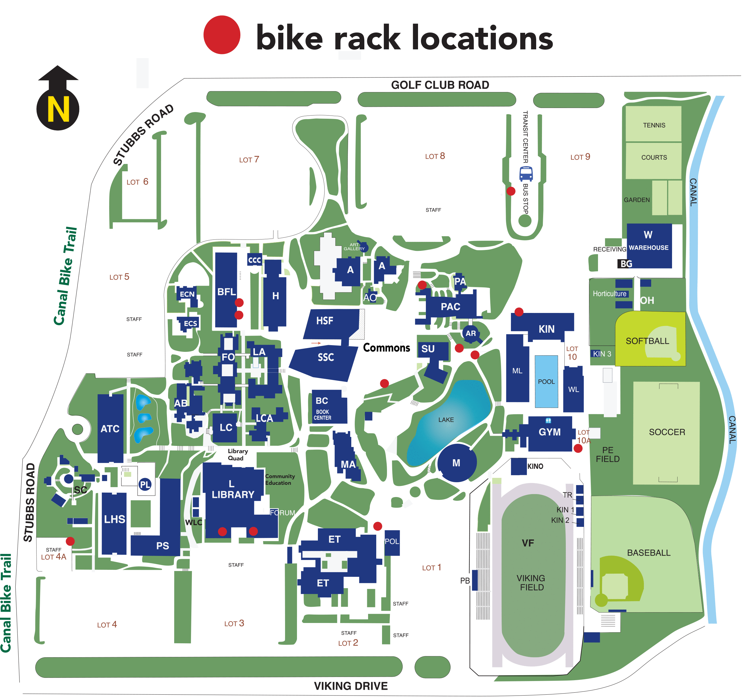 Diablo Valley College Campus Map Map Vector