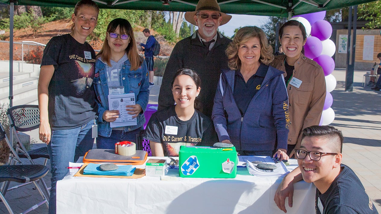 DVC students at a campus event