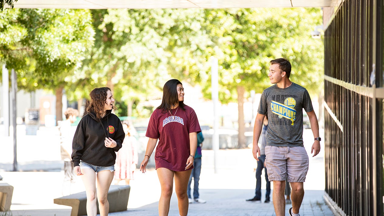 Students in the Commons at DVC.