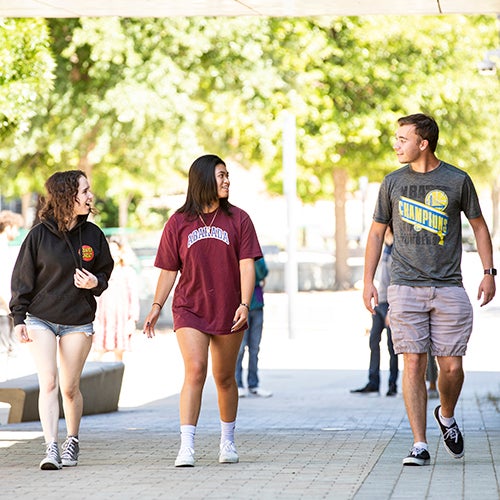 Students in the Commons at DVC.