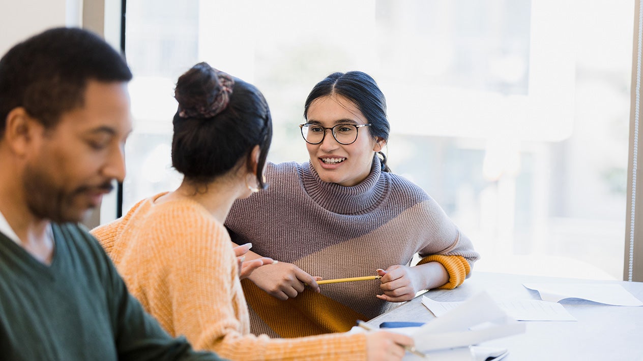 Diverse students in classroom