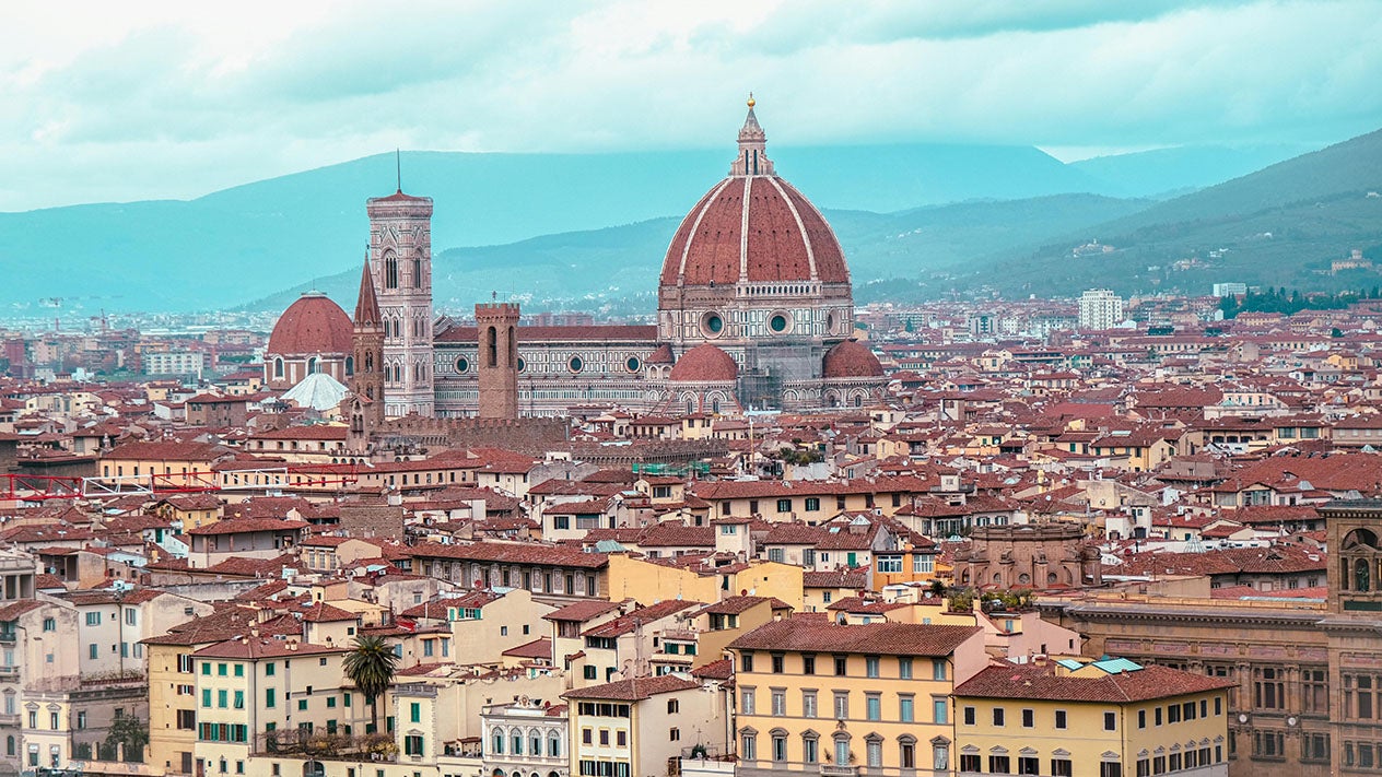 An overview of Florence, Italy