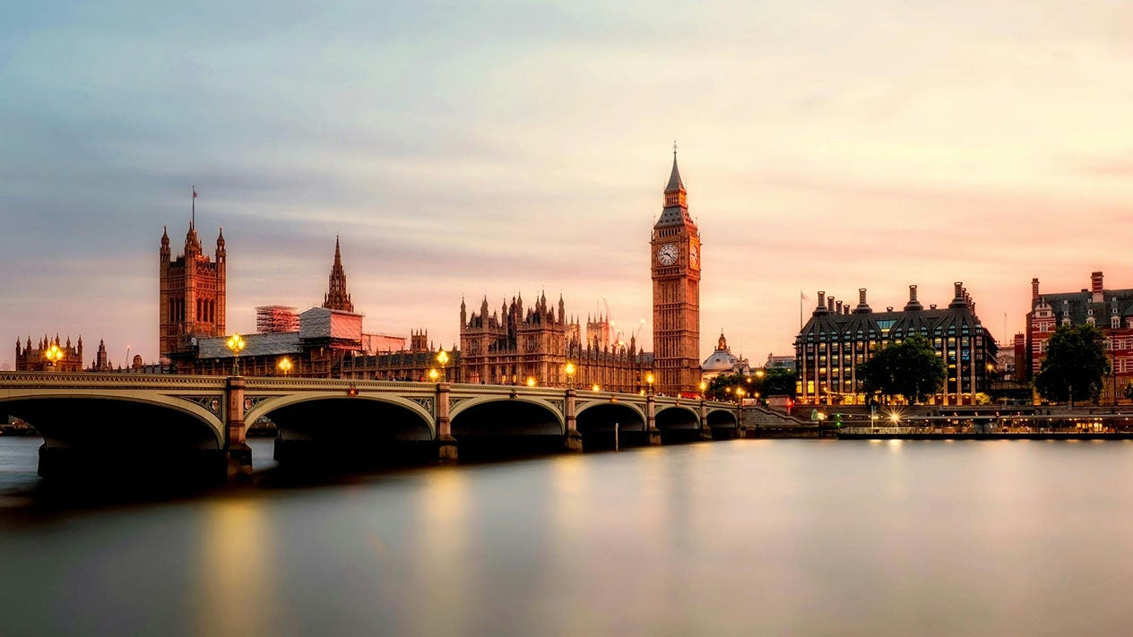 Overview of London, England