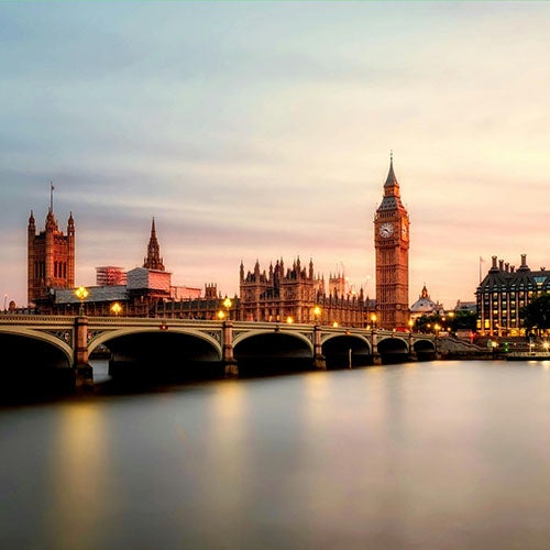 Overview of London, England