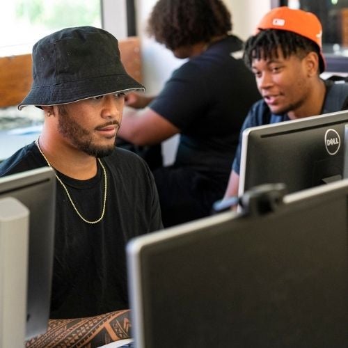 Pleasant Hill Students in Computer Lab