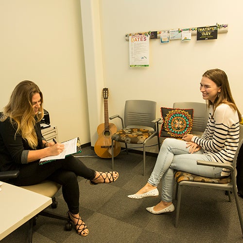 Student with Counselor