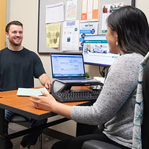 Student with Counselor