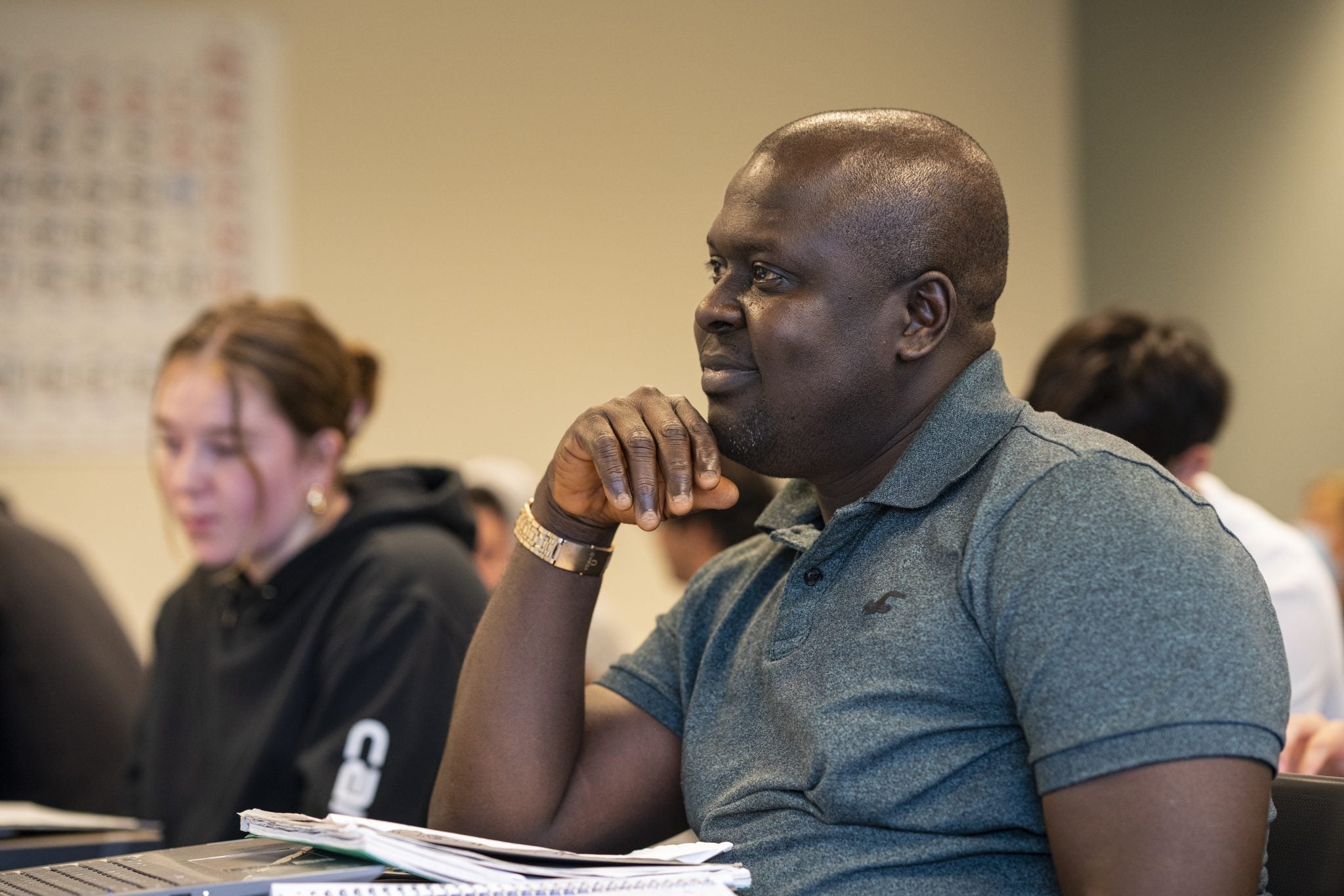 DVC adult student in classroom