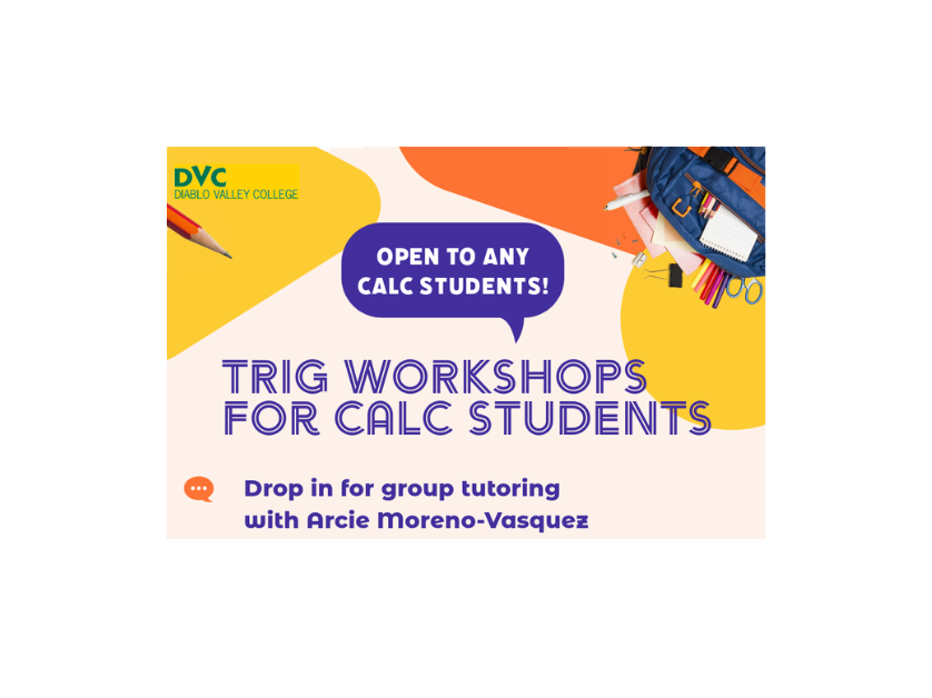 DVC Trigonometry Workshops for Calculus Students